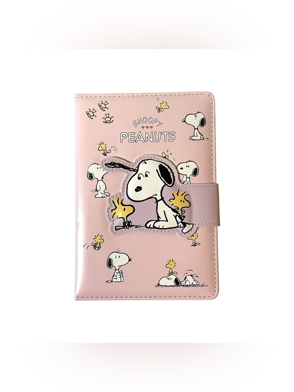 Peanuts Snoopy & Woodstock Hardcover Notebook Journal Diary Lined Pages Pink NEW